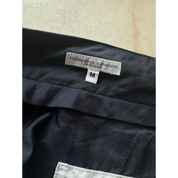 ENGINEERED GARMENTS Navy Drawstring Cargo Shorts - Picture 6 of 8